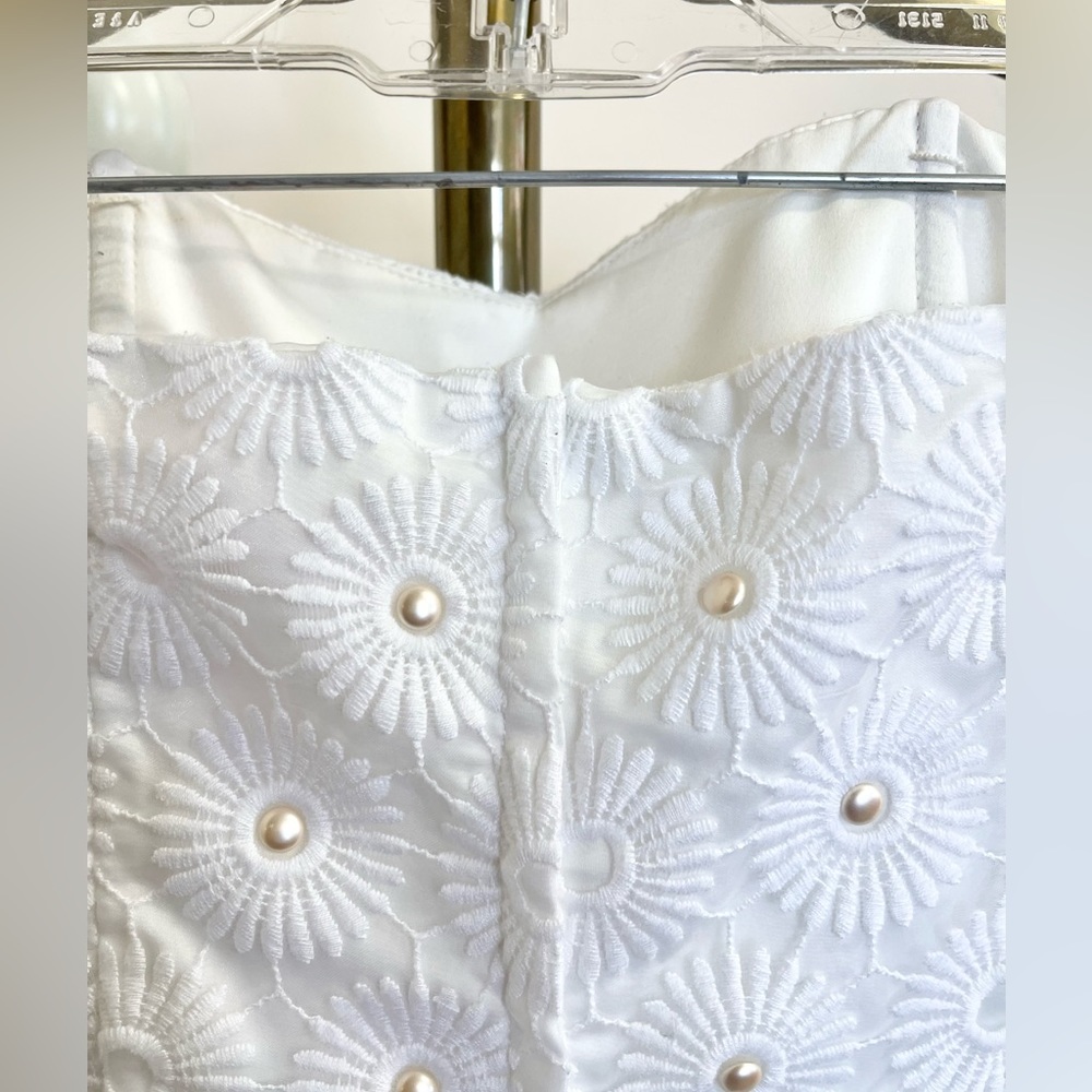 Gorgeous Lilly Pulitzer faux pearl strapless sundress! - Picture 9 of 14